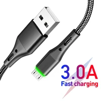 1m 2m 3m micro usb cable fast charging data cord charger adapter for samsung s9 xiaomi huawei android phone microusb cable wire
