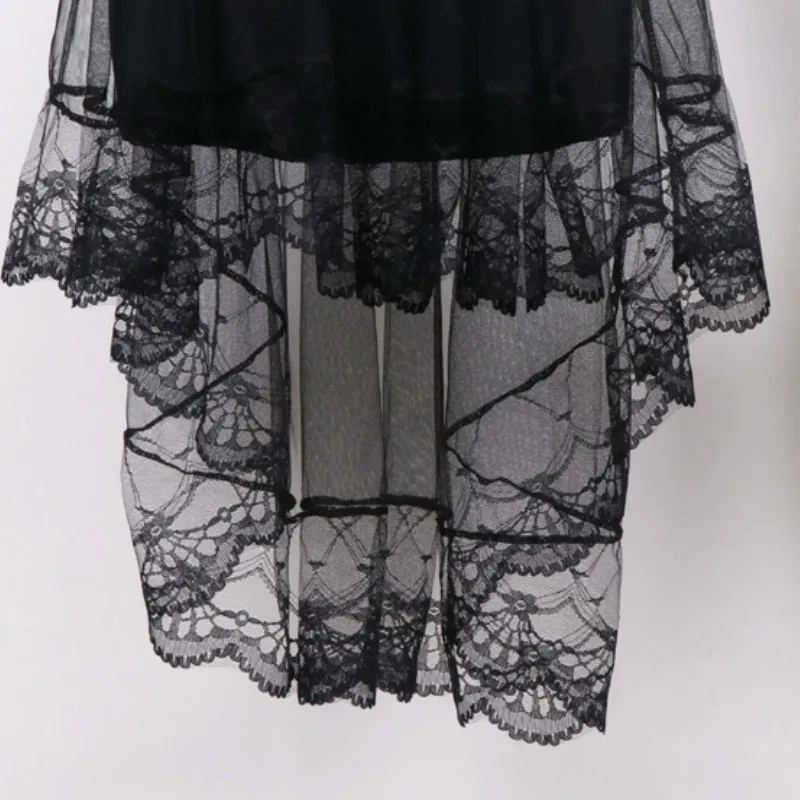 

Skirts Women Solid Mesh Skirt Loose Fashion Simple Elegant Casual All-match Womens Korean Style Knee-length High Quality Ladies