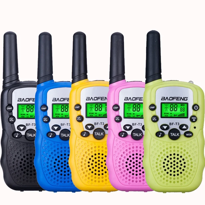 

Рация Baofeng BF T3 детская, 2 шт., радио для детей 100-800 м, рация подарок Рождеству