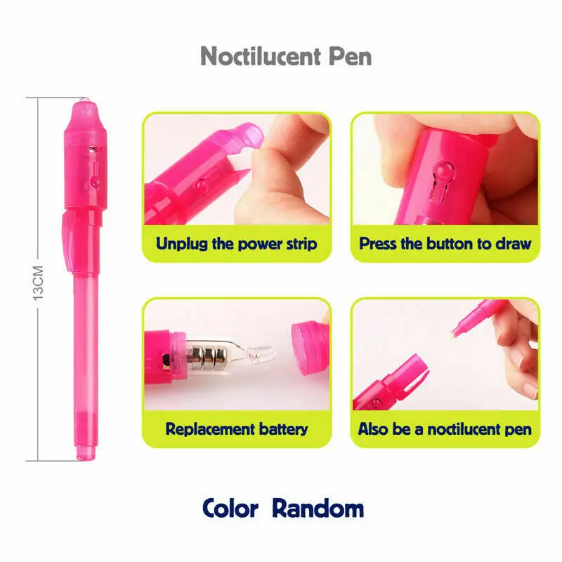 

PUDCOCO Hot Draw With Light Fun And Developing Toy Drawing Board Magic Draw Educational Toy Gift