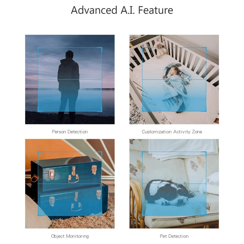 

1080P Video Camera WiFi Human Motion Detect Night Vision IP Camera Two-Way o Security Camera