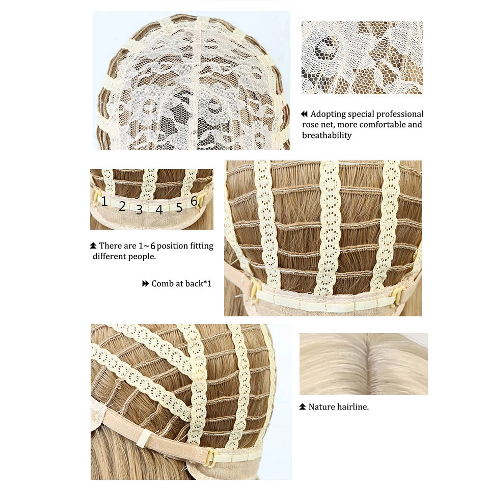 Парик из синтетического волокна для костювечерние 23 Цвета 14