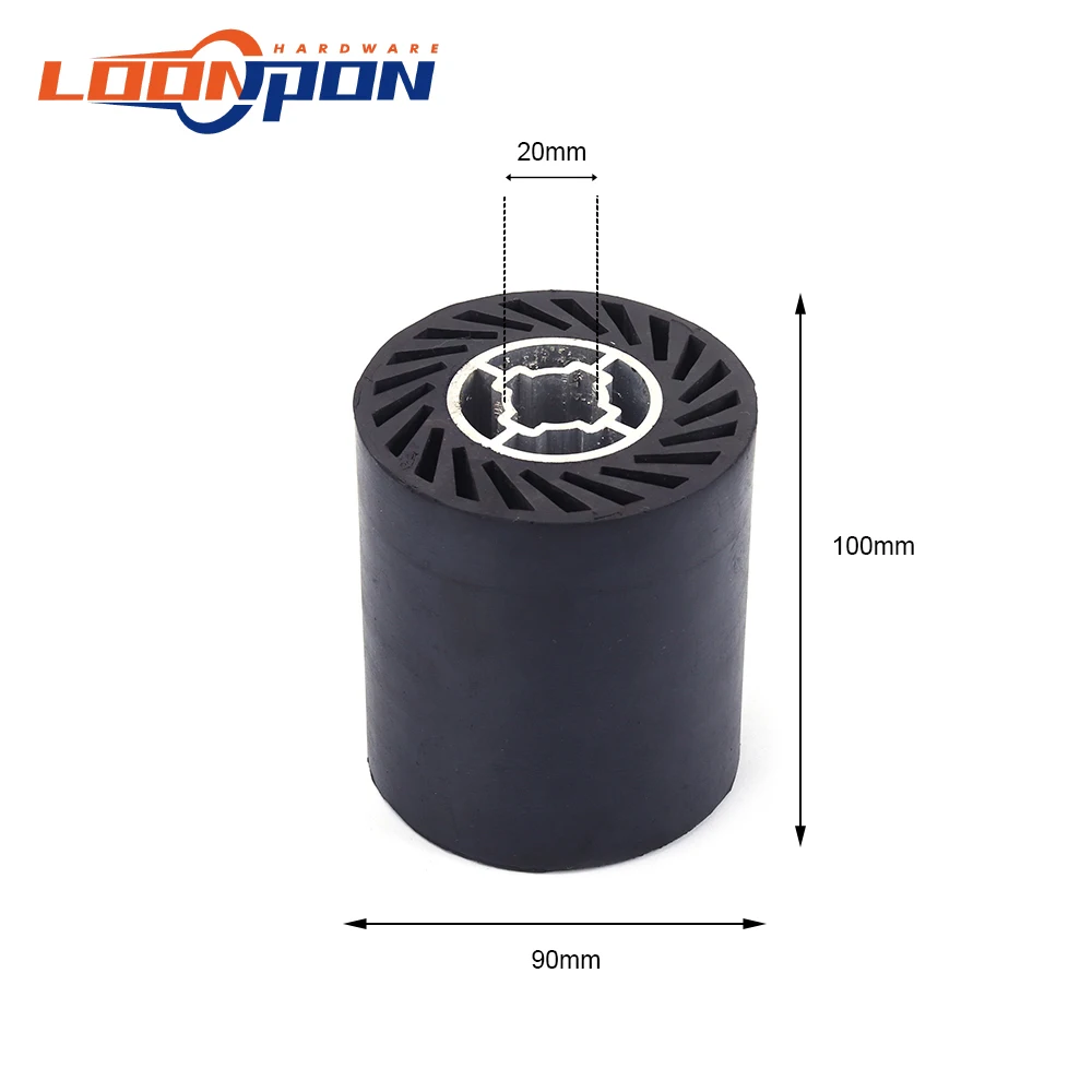 Резиновый барабан с внешним диаметром 90 мм полировальное колесо длиной 100 для