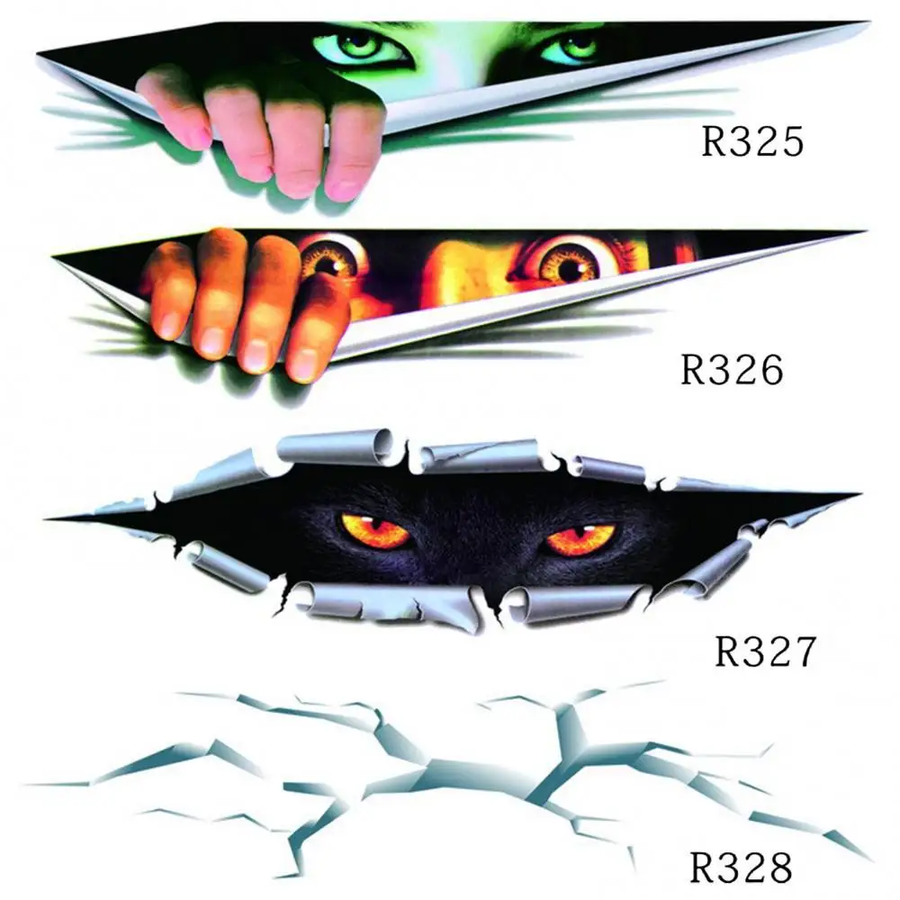 3D крутая Автомобильная наклейка креативная Модифицированная глаз