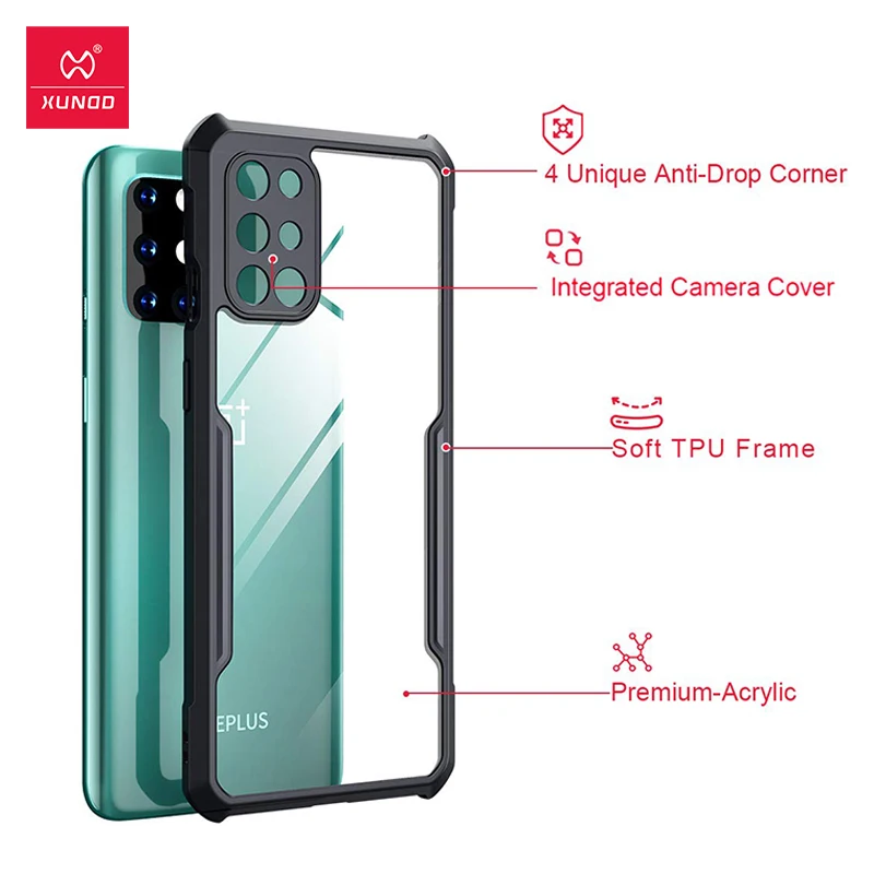 for oneplus 8t case xundd phone case for one plus 8t cover protective fitted cover transparent matte cover shockproof shell free global shipping