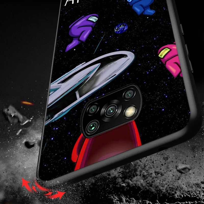 

Among Us Game For Xiaomi Poco X3 NFC M2 X2 F2 C3 M3 Pocophone F1 Pro Mi Play Mix 3 A2 A1 6 5 lite Phone Case