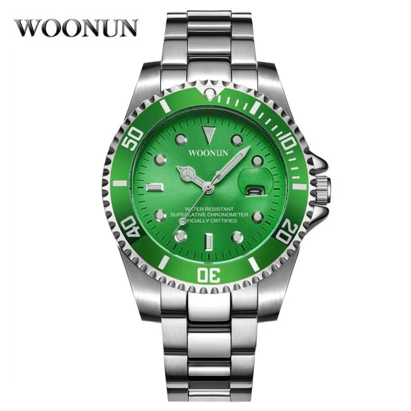 Лидирующий бренд мужские часы из нержавеющей стали автоматические механические