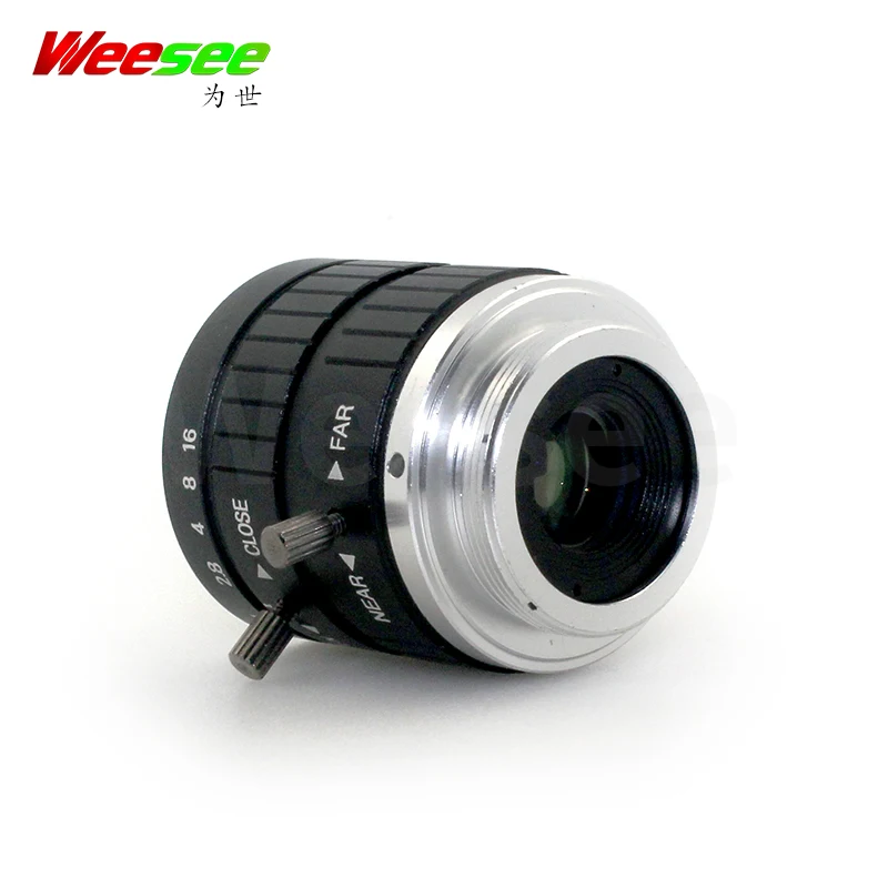 WS 25 мм 10MP 10 Мегапиксельная HD CCTV Объектив C mount 1/2 ''фиксированный ручной Ирис Фокус зум объектив F1.4 промышленная камера объектив