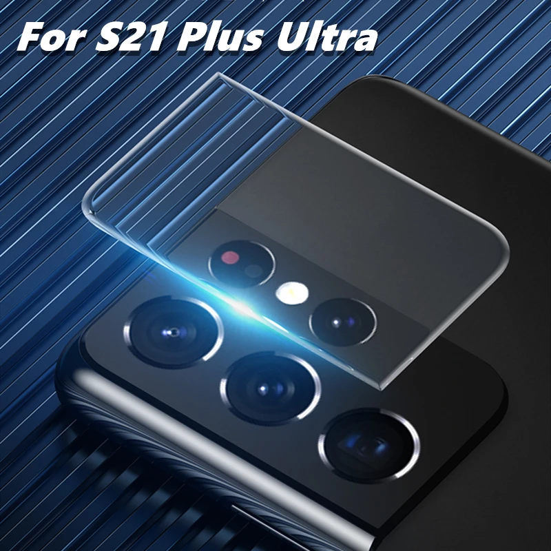 

1/2/5PCS Glass for Samsung S21 Plus Ultra Camera Lens Protector Transparent 9H Hardness Film on Galaxy S21Ultra Series