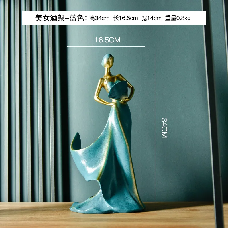 Креативное для дома и крыльца винный шкаф украшения Красота Nordic обеденный стол