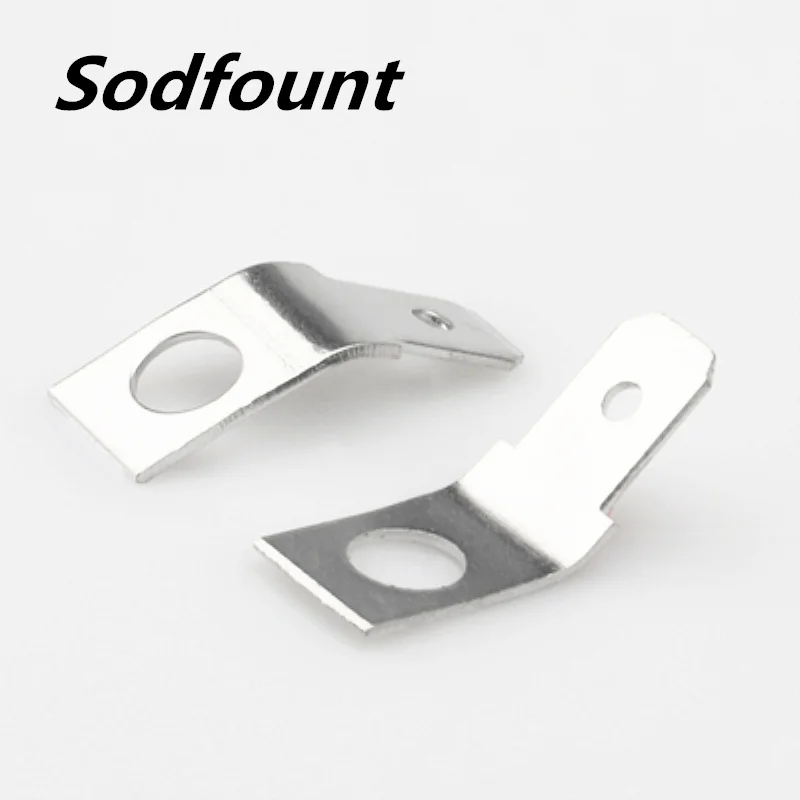 100 шт. 6 3 квадратных вставок для динамиков диафрагма 5 мм толщина 0 8 изогнутый