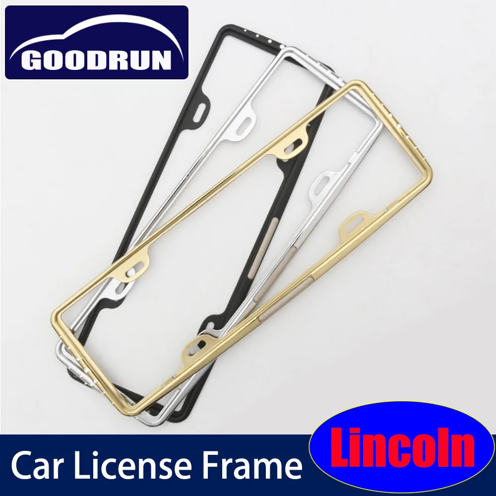 

Рамка номерного знака для Lincoln MKC MKX MKZ NAVIGATOR CONTINENTAL Bling Black