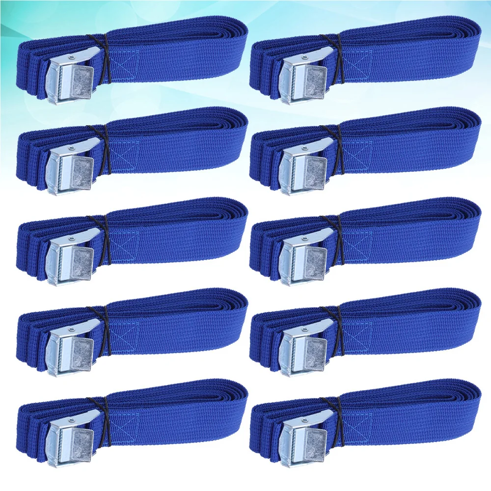 10 Pcs Lashing Straps with Steel Buckle Thick Nylon Quick Release for Cargo Tie Down Car Roof Rack Luggage Kayak | Автомобили и