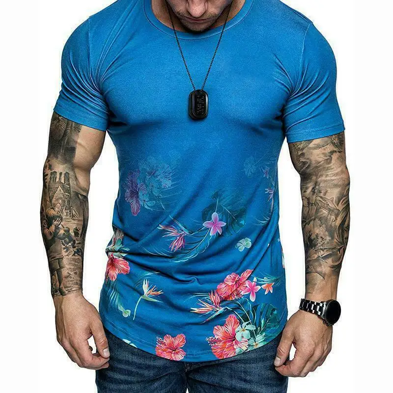 Новинка 2019 модные мужские летние футболки повседневный стиль короткий рукав