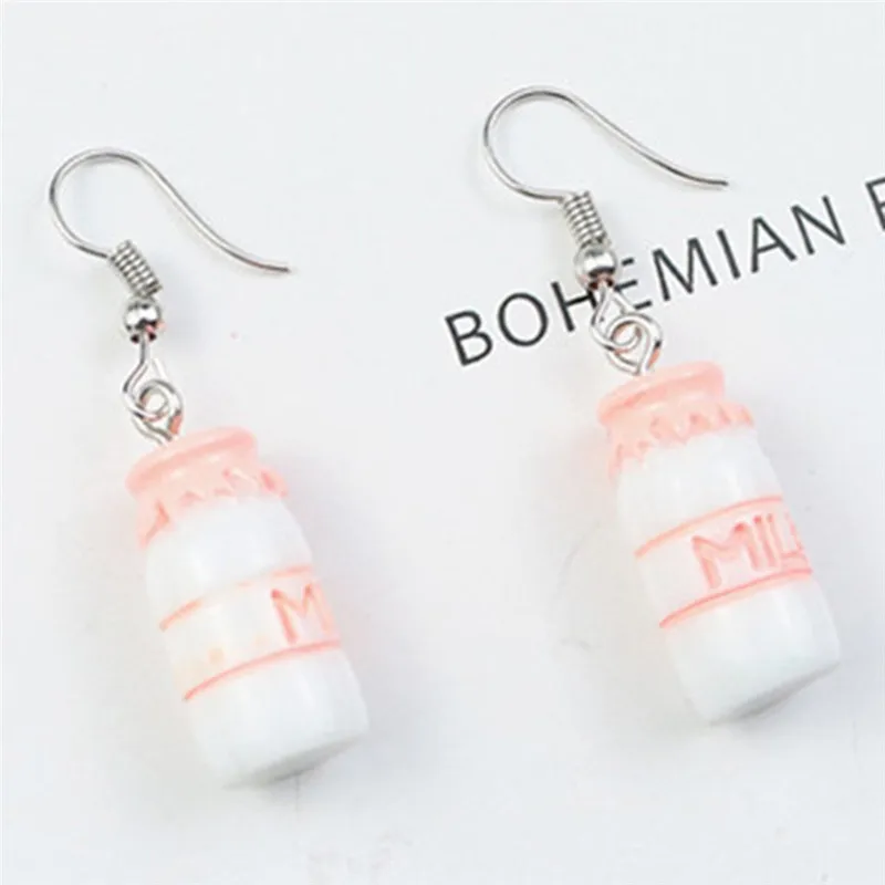 Женские серьги капельки Pinksee креативные Разноцветные ручной работы в форме