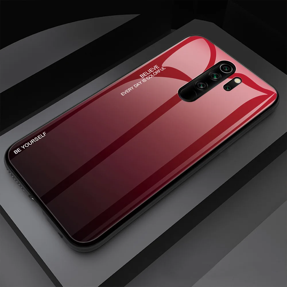 Xiaomi Redmi Note 8 Pro чехол Роскошный Мраморный закаленное стекло Мягкий ТПУ чехол противоударный чехол для Redmi Note 8 Pro - Цвет: 5