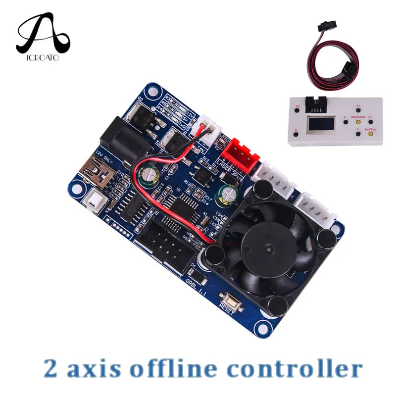 2-осевая Оффлайн плата контроллера GRBL USB порт cnc гравировальный станок Плата