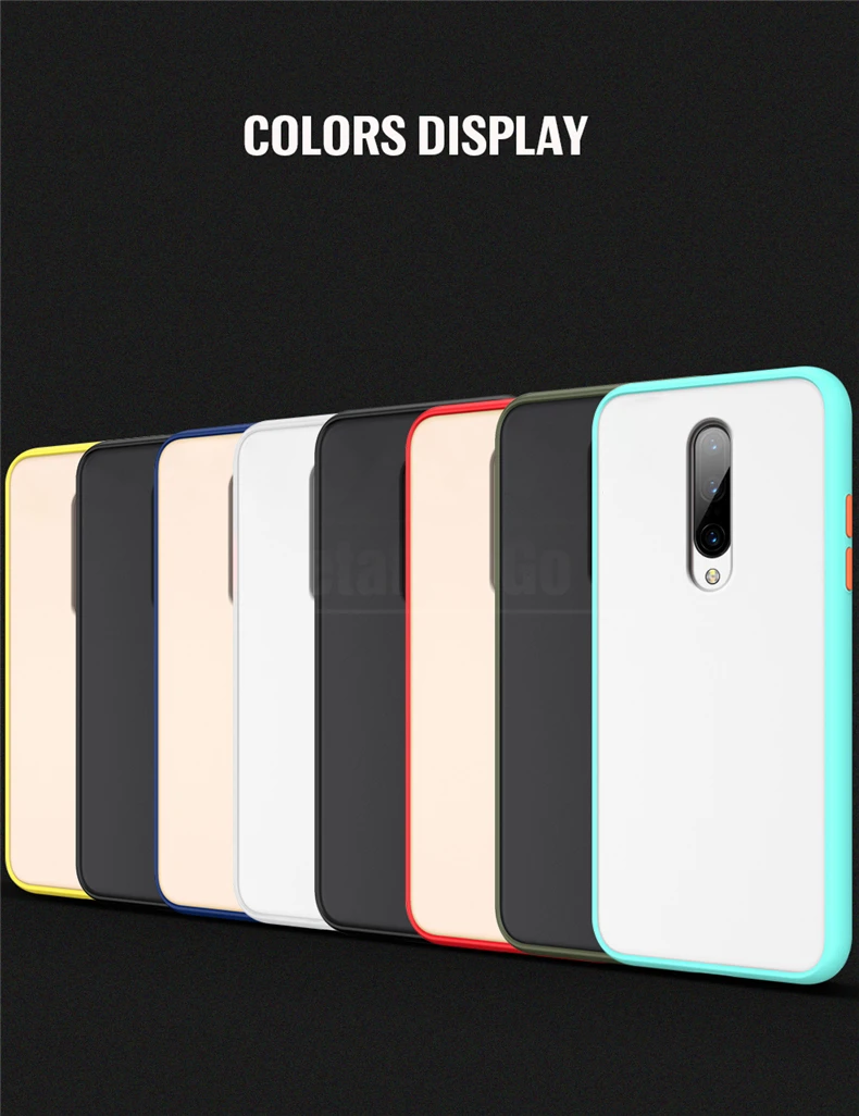 Матовый сенсорный чехол для телефона для Oneplus 7 Pro чехол силиконовая задняя крышка для One Plus 7 Pro Силиконовый противоударный чехол