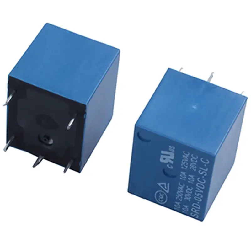 10 шт. SRD 05VDC SL C DC 5V Номинальная катушка SPDT миниатюрное реле мощности синий|Реле| |
