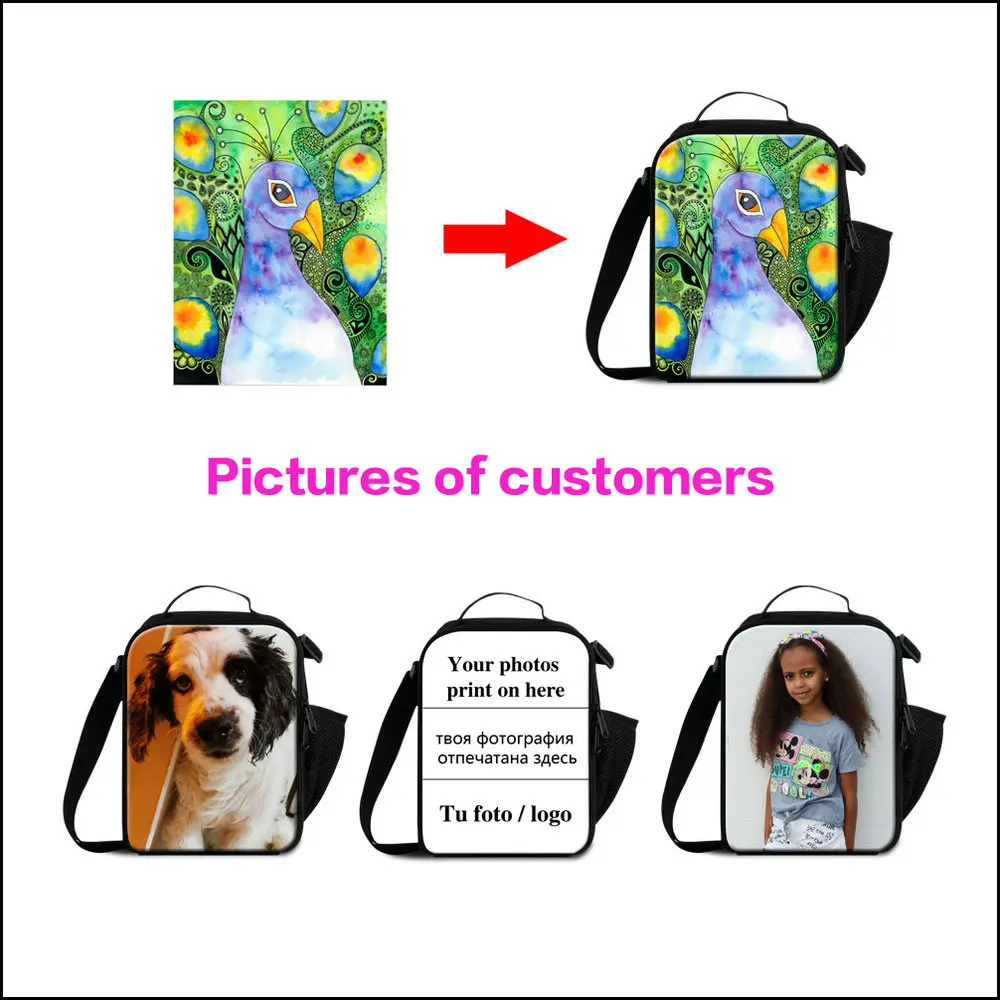 Милая розовая зеленая художественная сумка для обеда с кошкой девушек маленькая