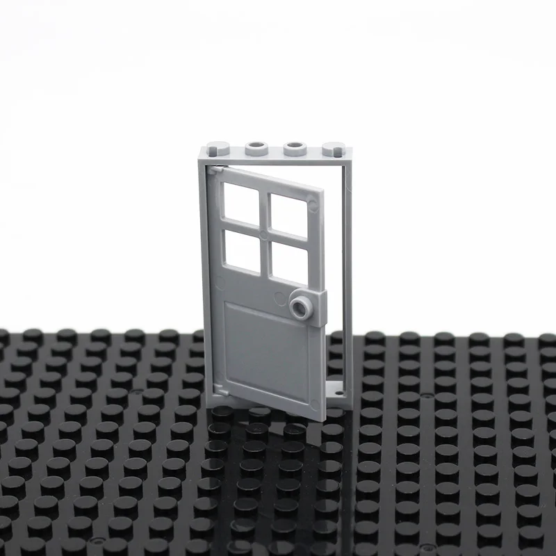 picture show 30pcs Кубики Moc Ландшафтная архитектура двери и окна DIY Интеллектуальный блок совместим со сборками частиц my city window - Цвет: picture show 30pcs