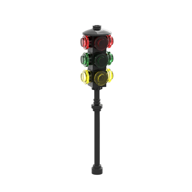 

Train Railway Rail Building Blocks Vehicle Track Sets Bricks Accessories Traffic Signal Lamp Compatible All Brands Kid Gift