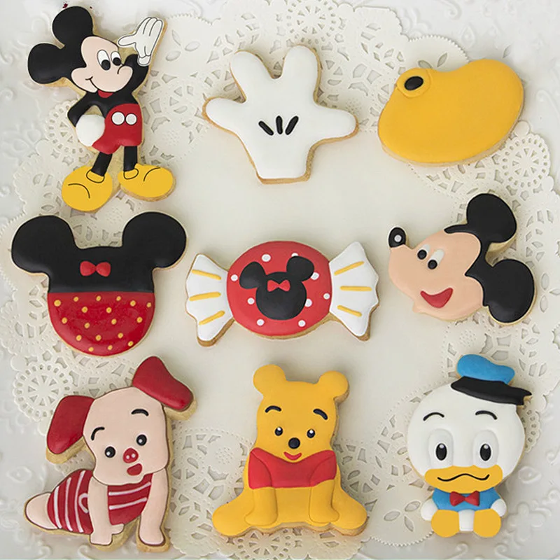 Disney для нарезки печенья в виде Микки и Минни Маус Нержавеющая сталь выпечки