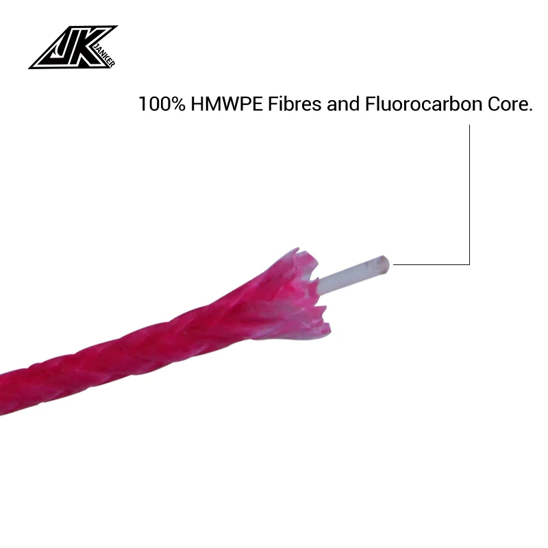 PFC PE Fishing Assist Line 45LB 66LB 90LB Fluorocarbon Core Pink Slow Jigging DIY Sea Hook | Спорт и развлечения