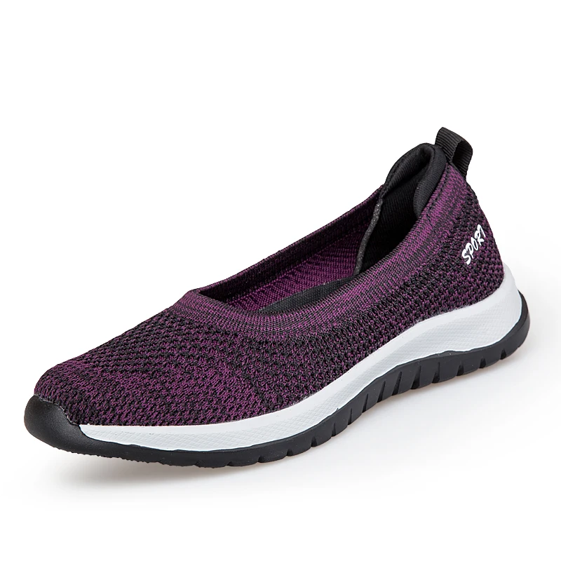 Женские кроссовки из дышащего сетчатого материала удобные легкие для занятий