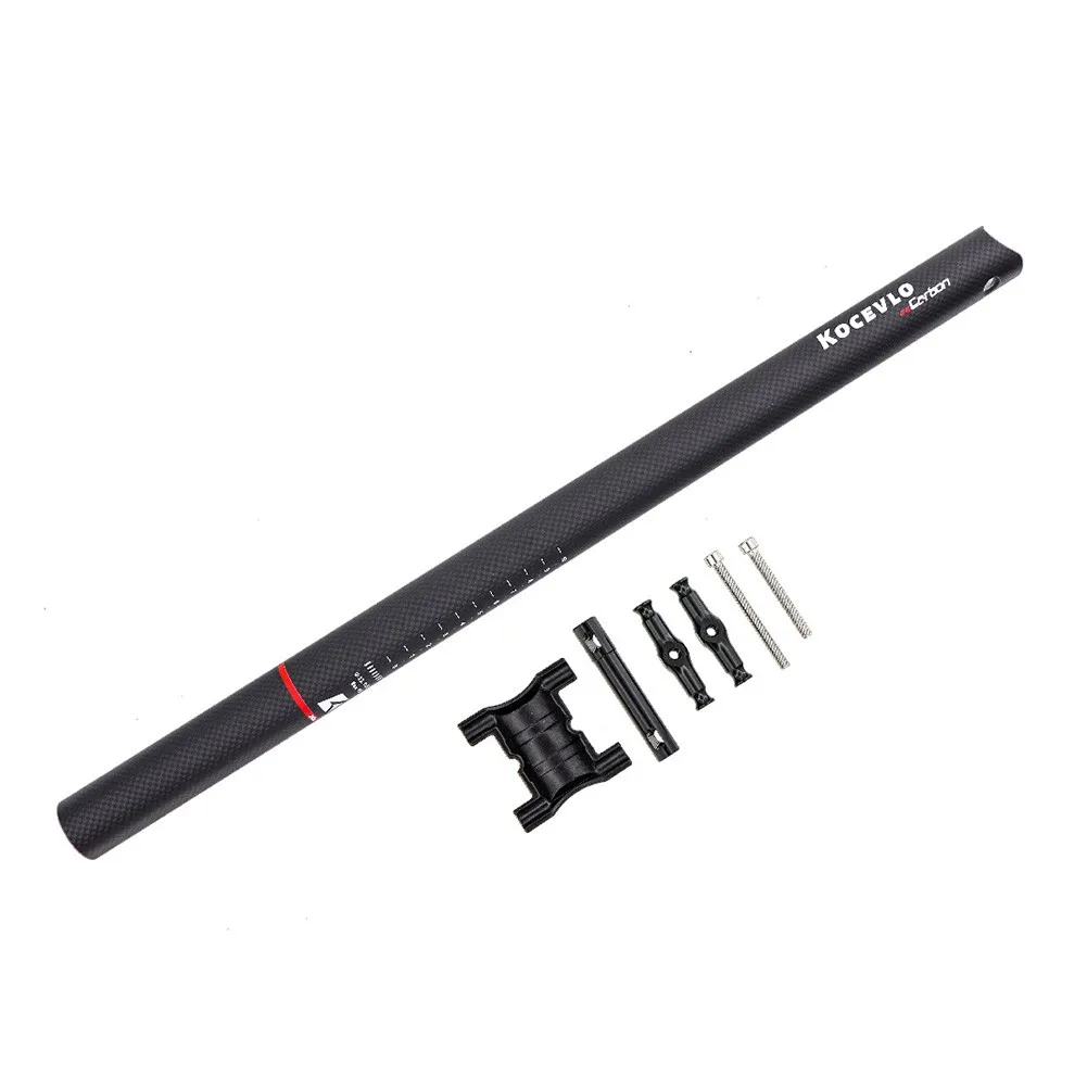

Bike Seatpost Carbon Fiber Seat Post For Brompton Folding Bike 33.9x580mm Bicycle Saddle Tube Adjustable Angle Cycling Parts