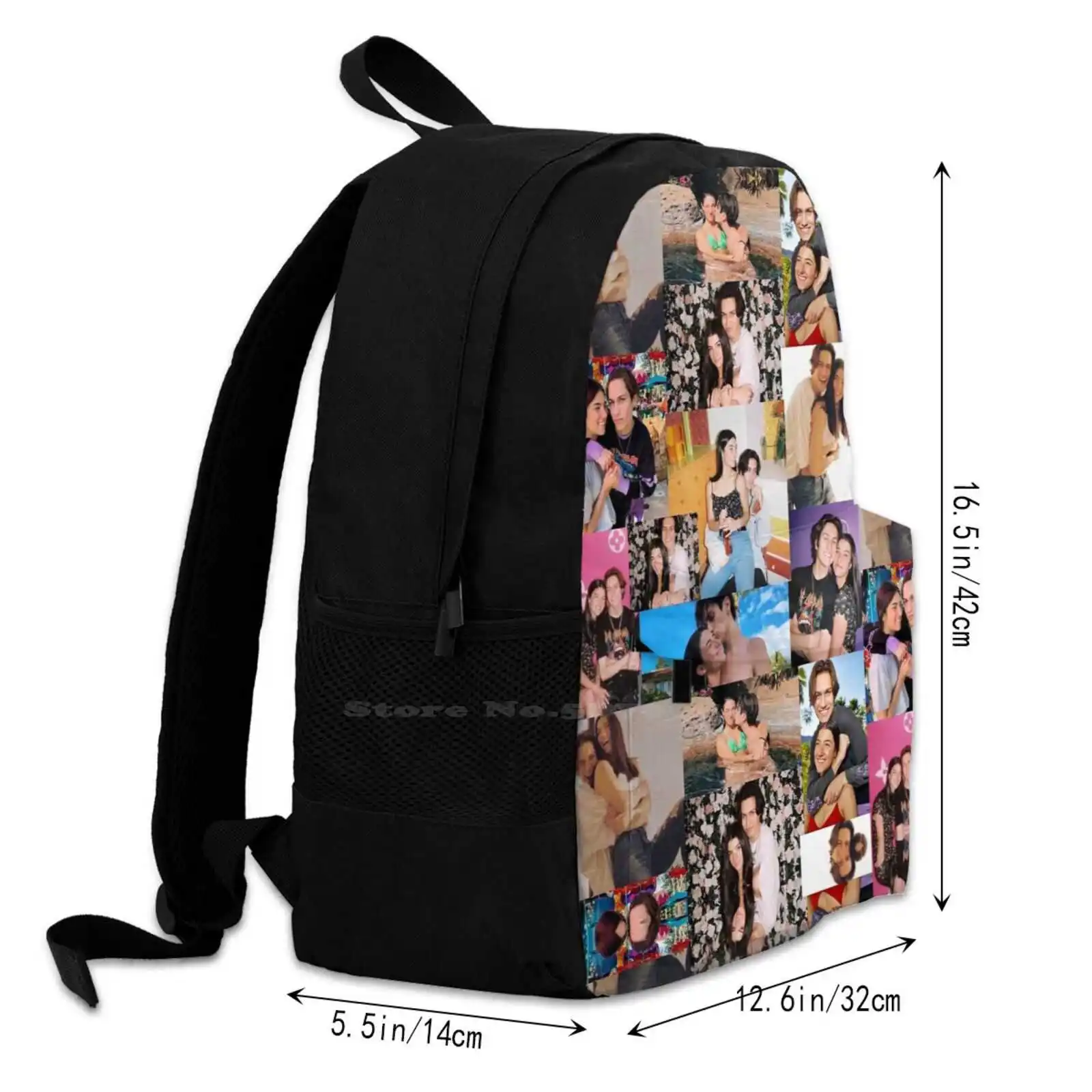 Lilhuddy And Charli School Bags For Teenage Girls Laptop Travel Charlie