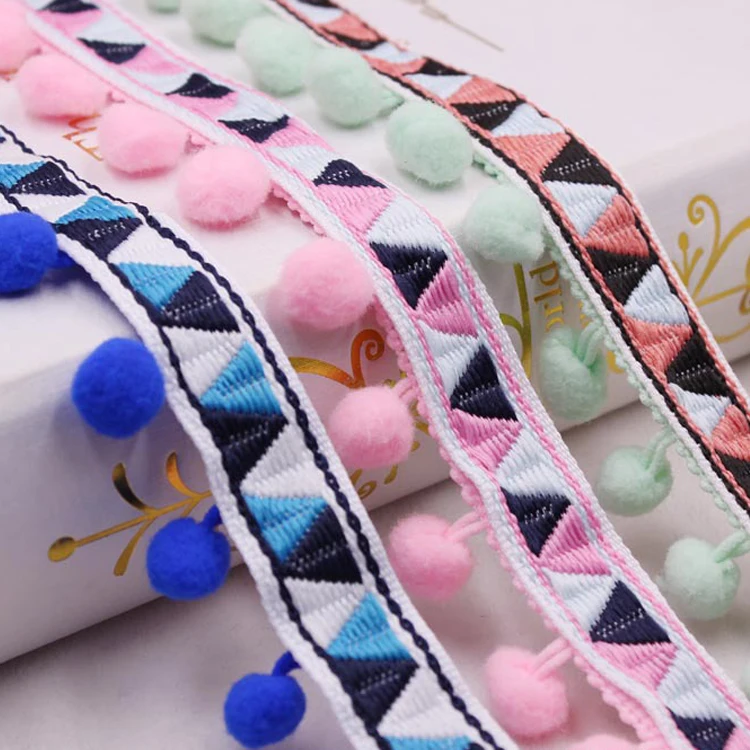 Кружевная лента аксессуары для шитья помпоны с кисточками отделка бахрома