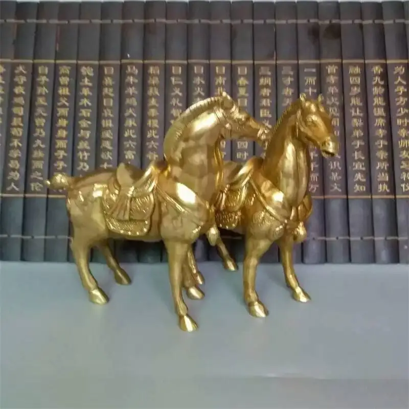 

A lucky horse special offer copper ornaments, office furnishings, Feng Shui Home Furnishing copper crafts