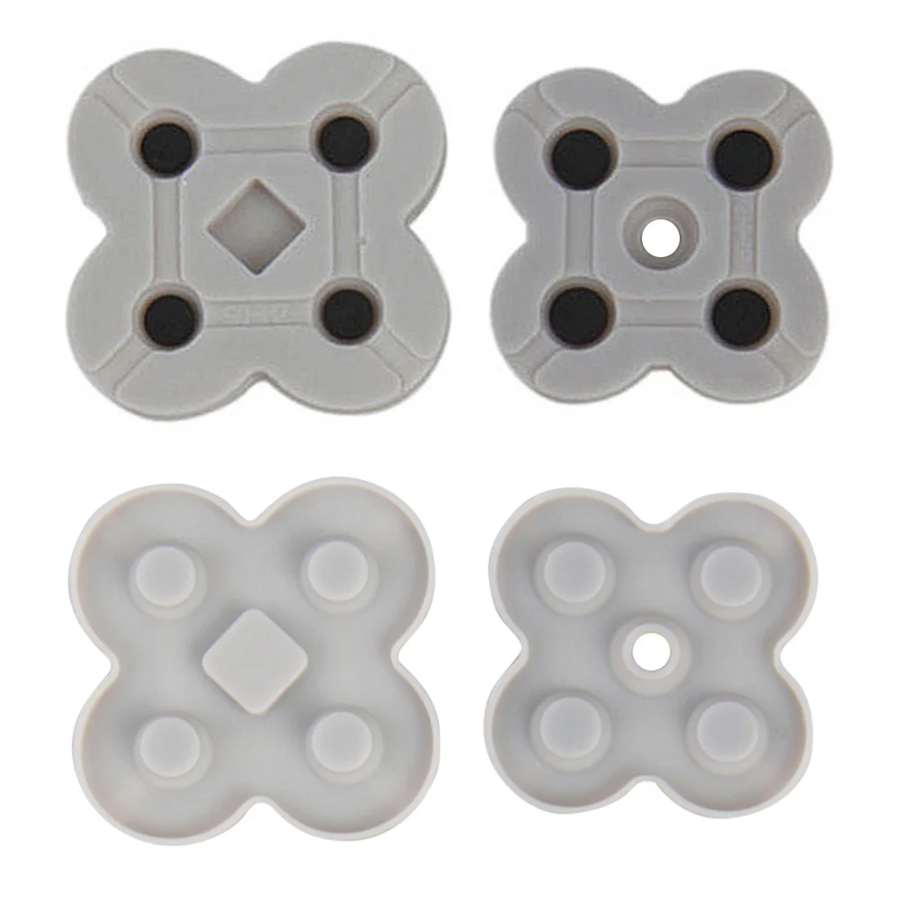 3Pcs Controller Gamepad Replacement Conductive Rubber Silicone Button Pad Keypad Repair Parts Accessories Nintendo DS Lite NDSL