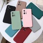 Чехол для xiaomi mi 11t pro, тонкий матовый мягкий чехол из ТПУ, Модный милый защитный чехол без отпечатков пальцев, аксессуары, крышки