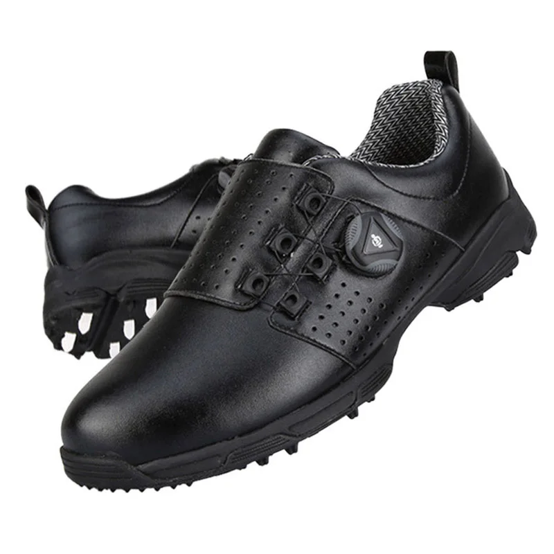 Golf​ Shoes​ Men Waterproof outdoor Sneakers Automatic Revolving Spikes Non-slip Breatheble PGM Golf Shoe golfschoenen heren