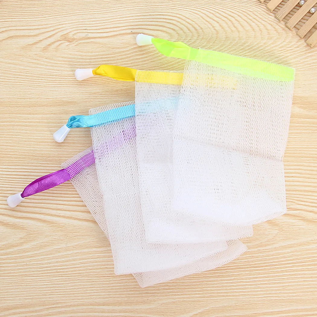 

10 Pcs/Set Portable Soap Saver Bag Foaming Mesh Net For Bath Shower Cleansing Bath Shower Travel Foaming Mesh Net Cleansing