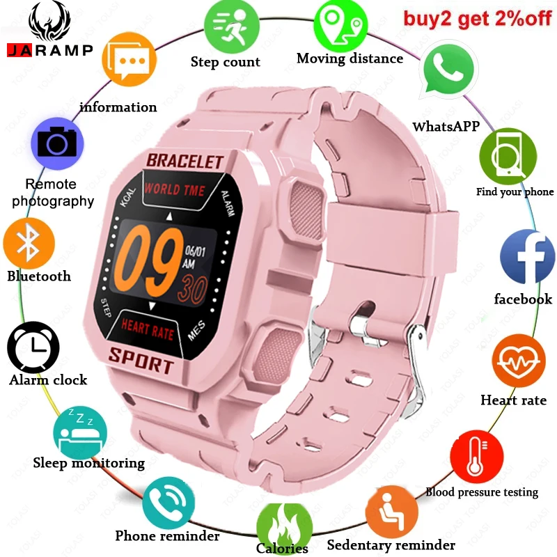 

2021 New Smart sport watch Women watches digital Digital led electronic wristwatch Bluetooth fitness wristwatch Men kids clock