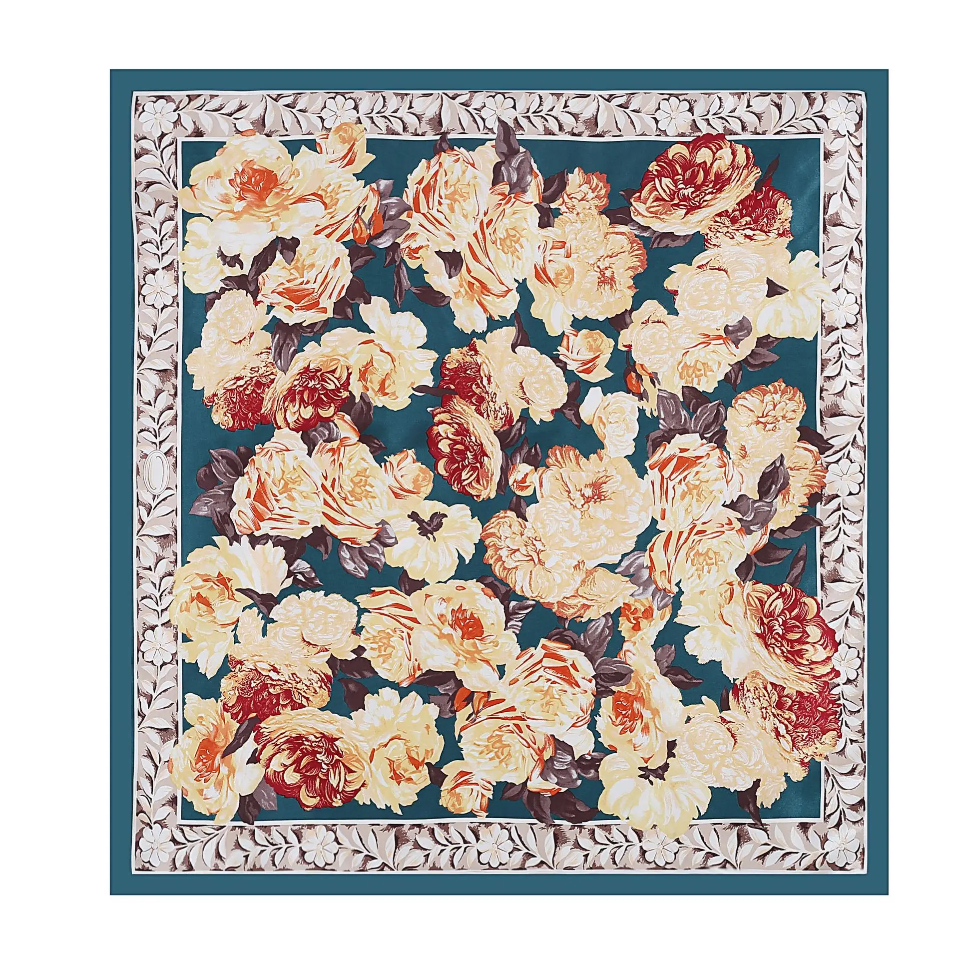 Шелковые шарфы женский платок 90x90 см квадратный головной хиджаб шарф женская