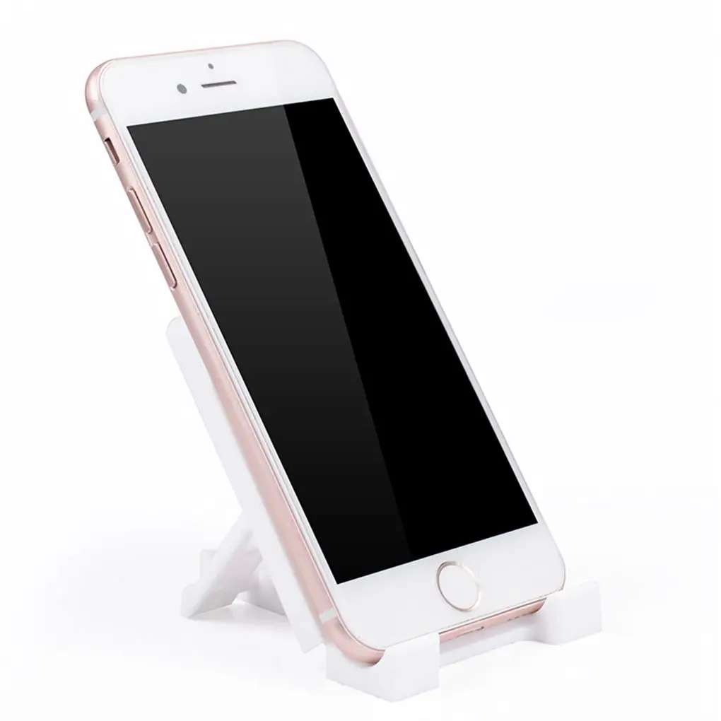 1PCS Универсальный пластиковый держатель для телефона Подставка для iPhone 7 8 X для samsung для смартфона Xiaomi Candy Кронштейн для мобильного телефона - Цвет: 1PCS