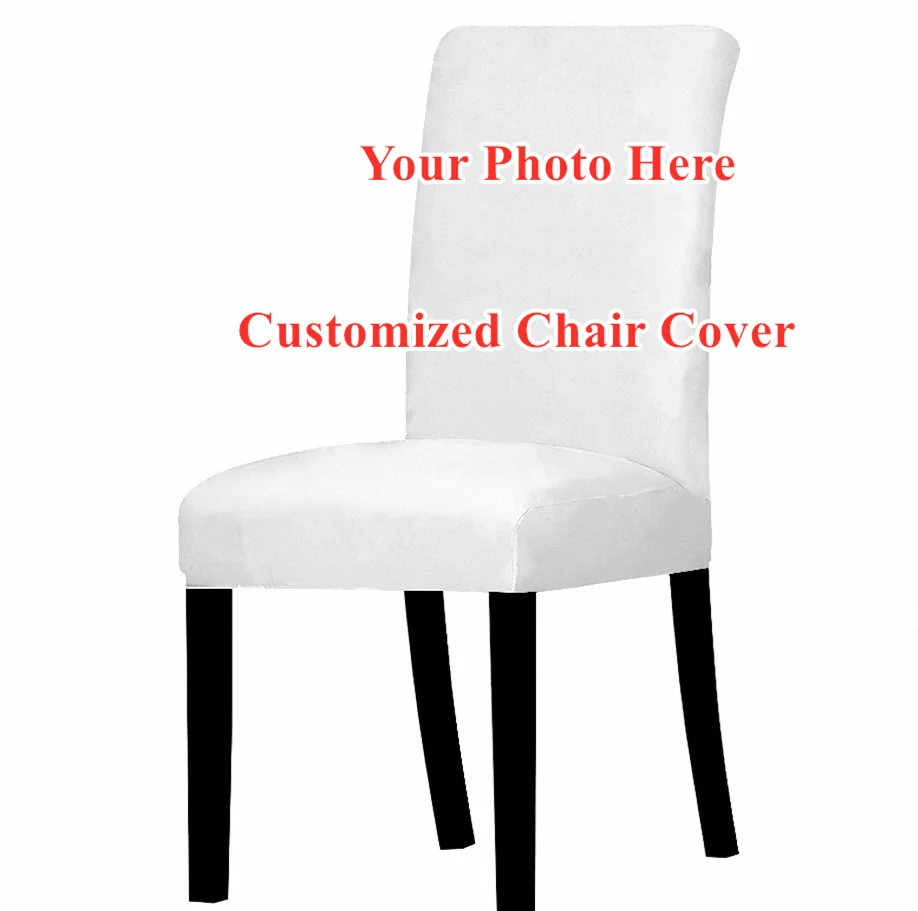 

Customized chair cover spandex stretch chair cover removable wash banquet wedding furniture protection cover