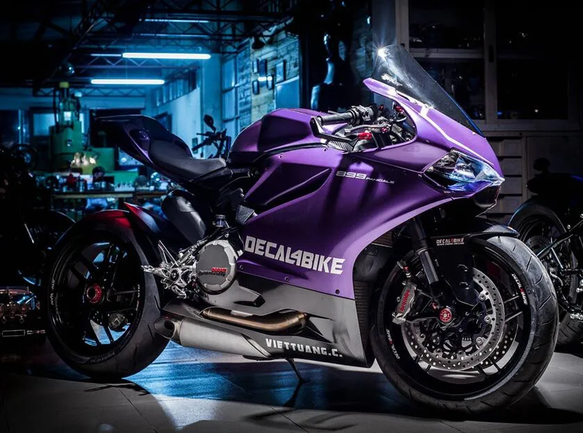 Стильные новые комплекты обтекателей из АБС-пластика для DUCATI 899 1199 S R Panigale 12 13 14 899R 1199R 899S 1199 S 2012 2013 2014, Фиолетовый матовый