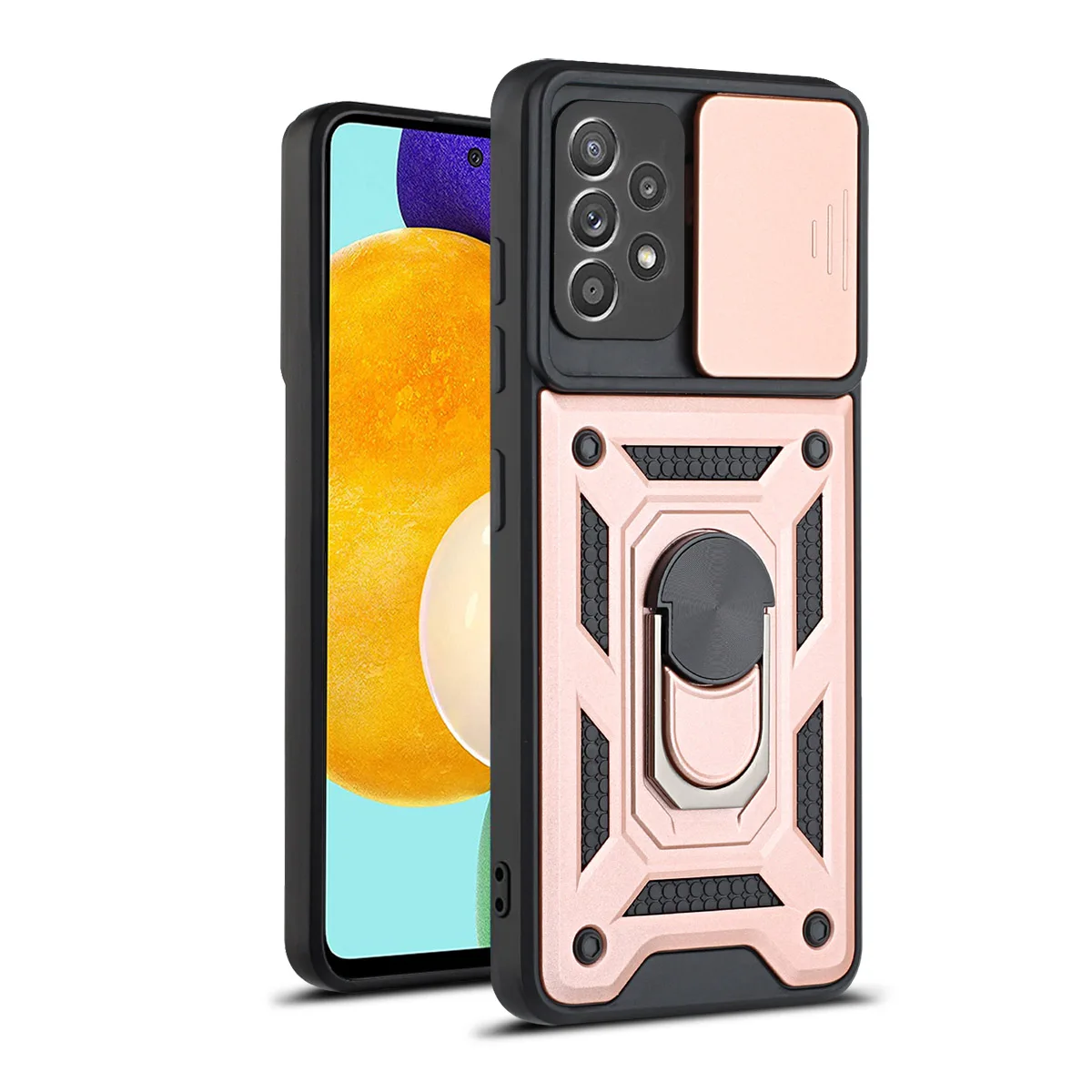 

Phone Case For Samsung Galaxy A51 A31 A71 5G 4G M51 M52 A11 F12 M12 M32 F02S M02S F62 M62 Armor Push the window Protection Cover