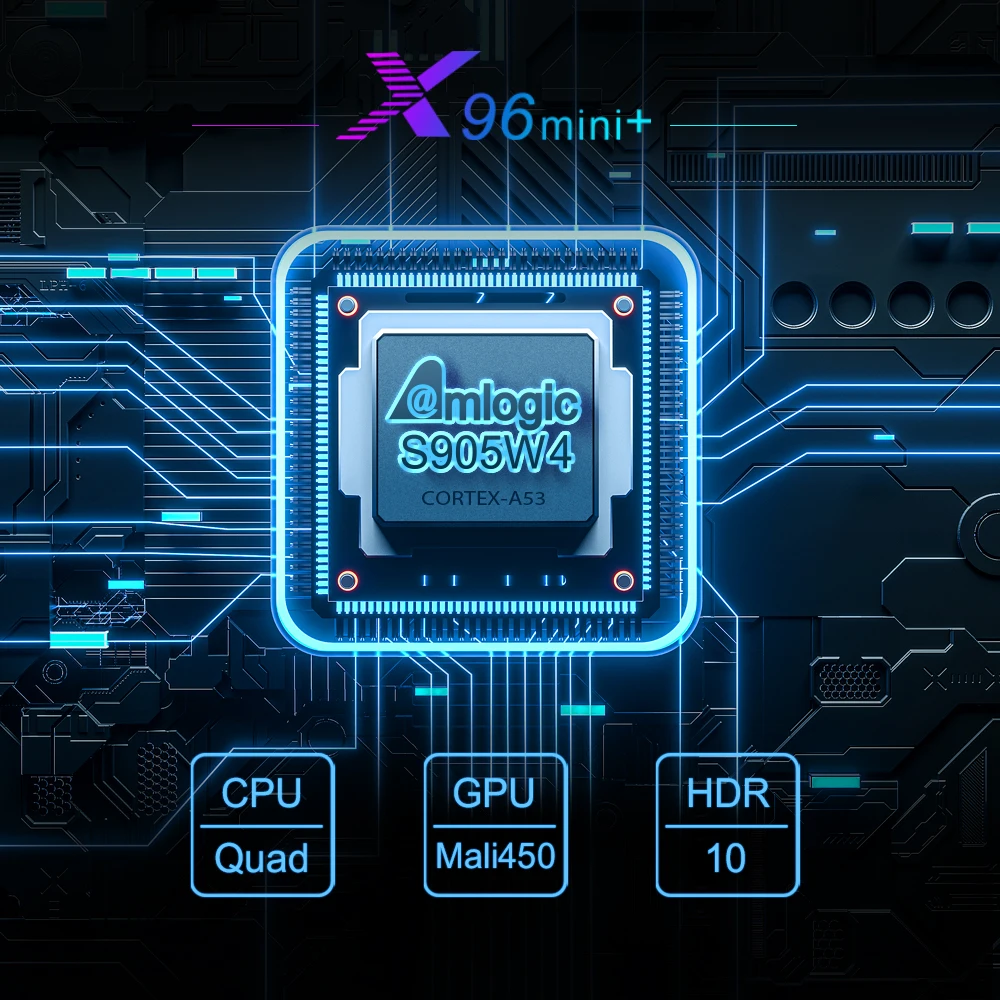Новая ТВ-приставка X96 Mini Plus Android 9 0 Amlogic S905W4 Quad Core A53 Dual Wifi H.265 4K 30fps | Электроника
