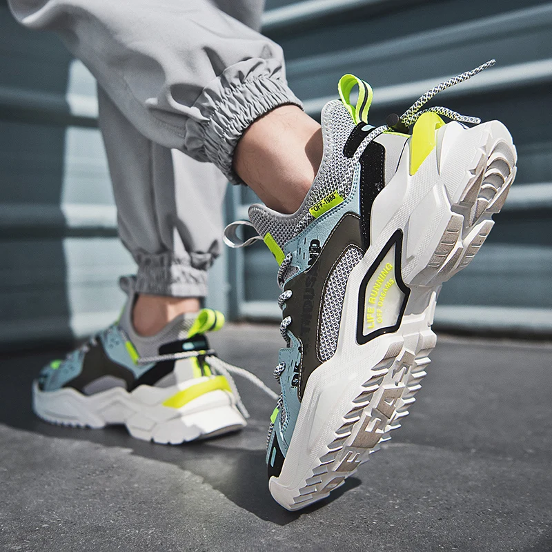 Большой размер Лидер продаж Стильные мужские кроссовки высокого качества