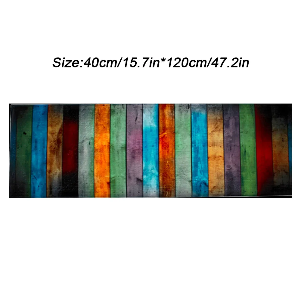 60x120cm Деревянные ковры с принтом коврики прикроватные коврики противоскользящие журнальный столик напольный коврик для спальни ковер для кухни - Цвет: 60x120cm