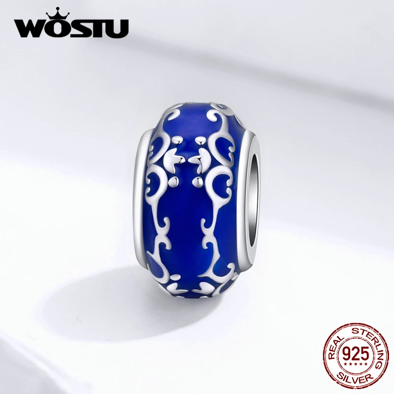 WOSTU 100% Стерлинговое Серебро 925 пробы Волшебная Шляпа амулеты циркониевые бусины