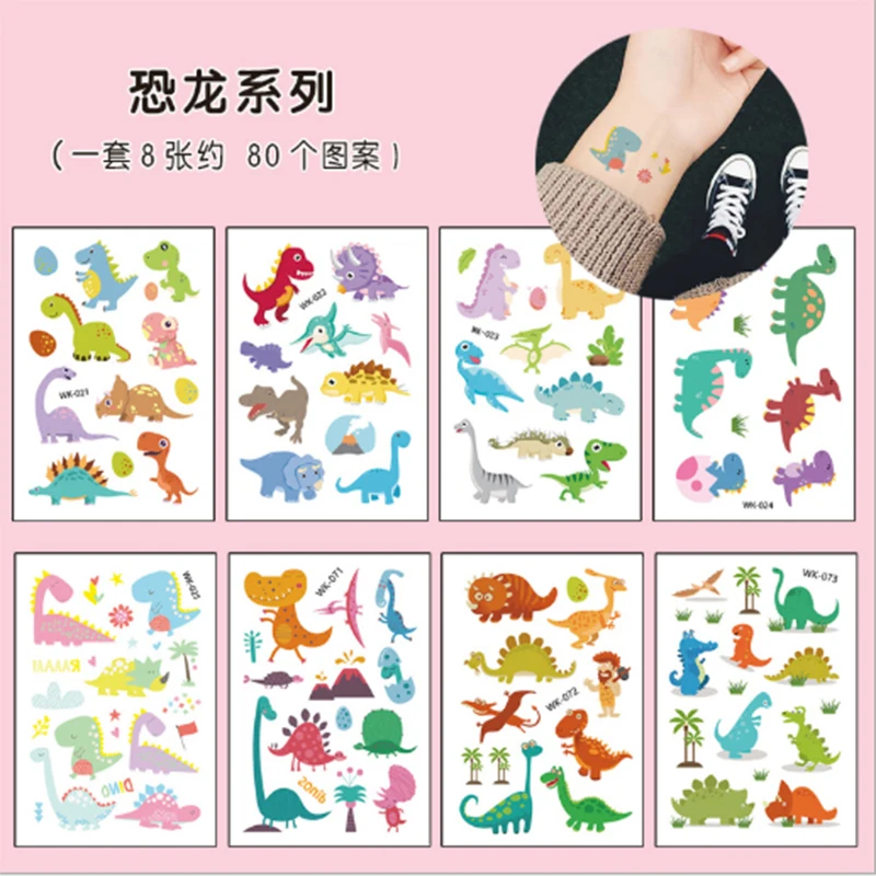 Temporary Tattoos For Girls And Boys Gifts Beauty Watch Flash Tattoo Sticker Kids Anime Movie Tatoos | Игрушки и хобби