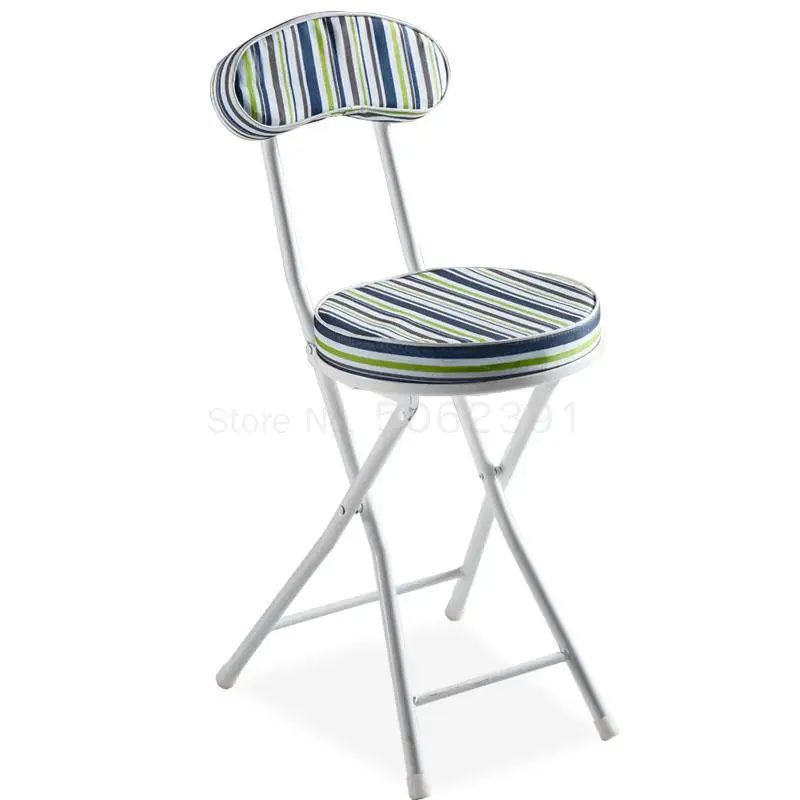 Складной стул для дома отдыха переносной круглое складывание стула взрослых