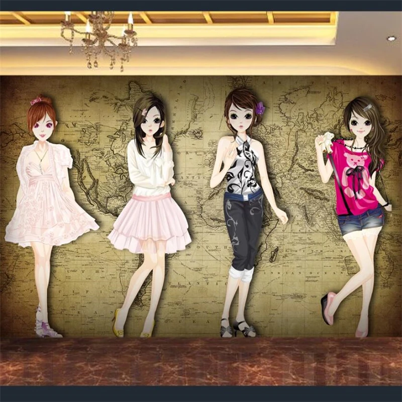 Wellyu индивидуальные большие стены художника с современный минималистский мир